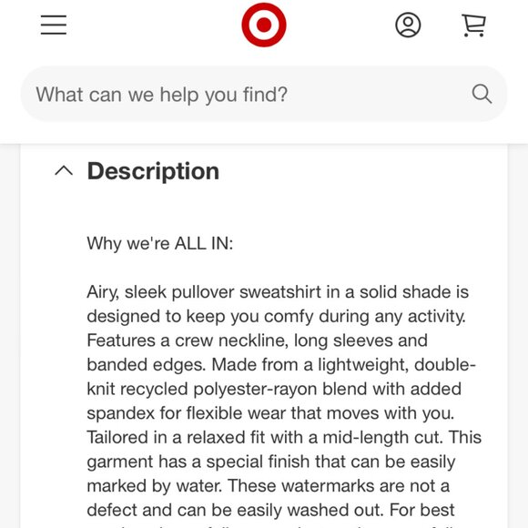 Women's XXL (18) All In Motion Airy Sleek Crewneck Sweatshirt - Picture 8 of 10